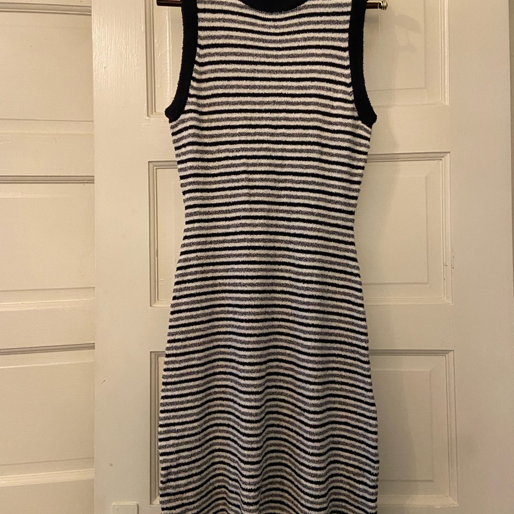 Rag And Bone Size Small Stretch Striped Grey And … - image 3